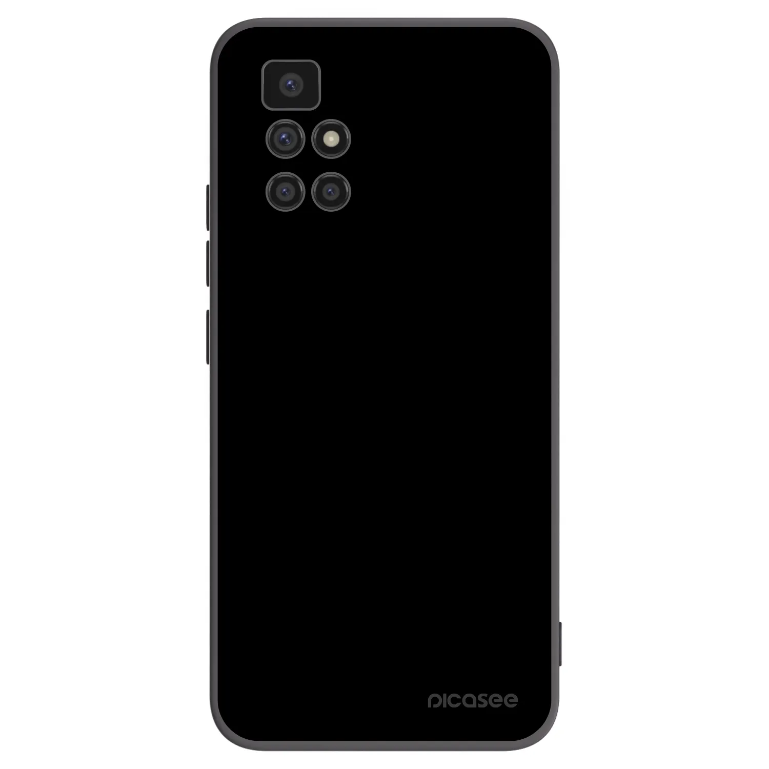 Picasee Xiaomi Redmi 10 (2022) Hülle - Schwarzes Silikon - Black Bliss