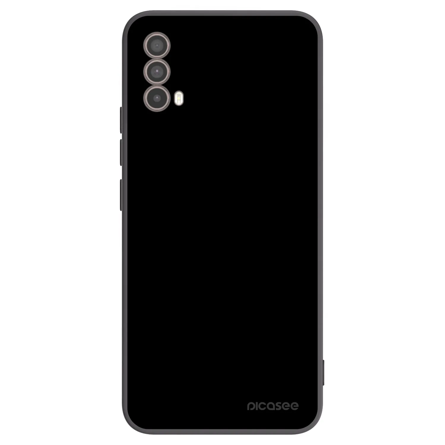Picasee Motorola Moto E40 Hülle - Schwarzes Silikon - Black Bliss