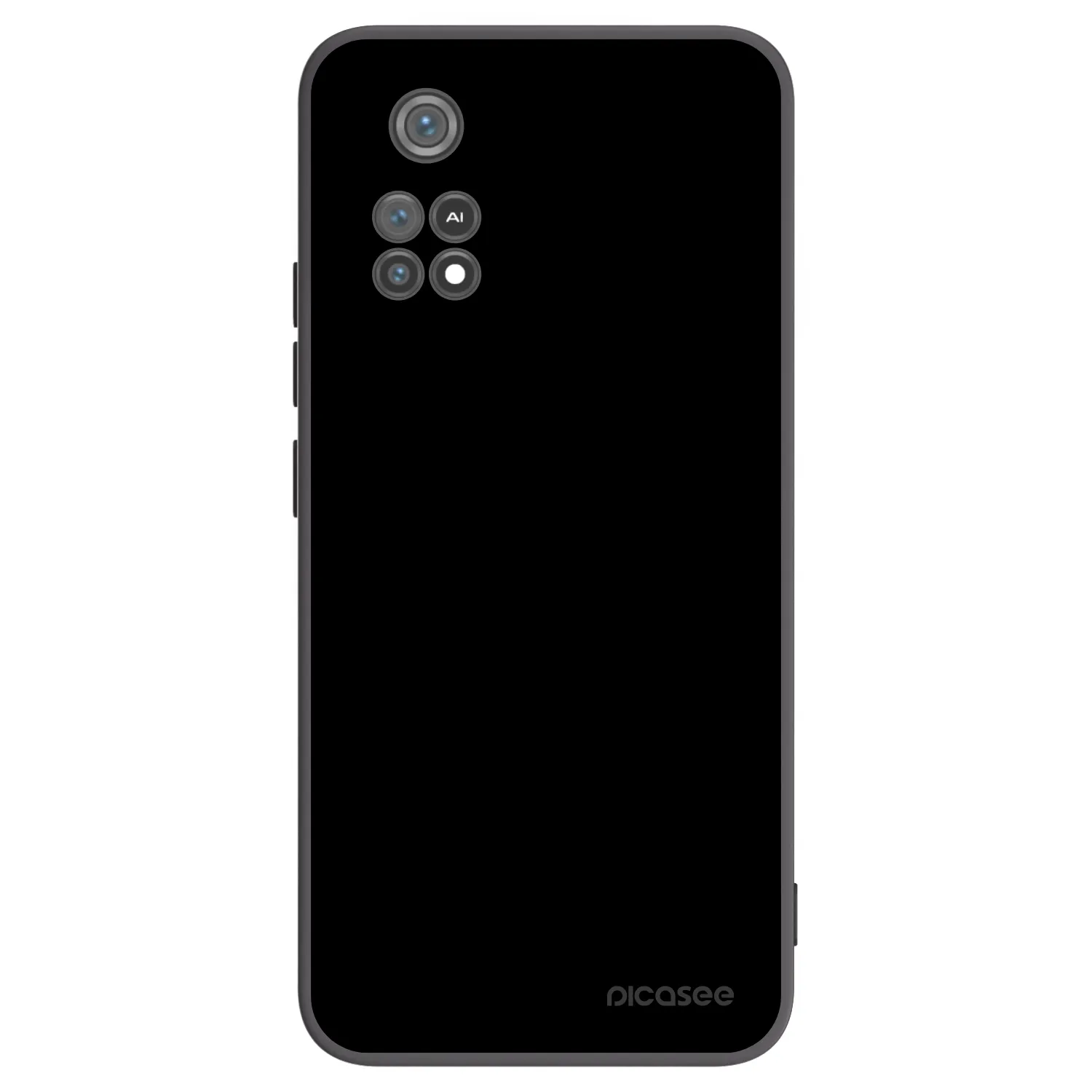 Picasee Xiaomi Poco M4 Pro Hülle - Schwarzes Silikon - Black Bliss