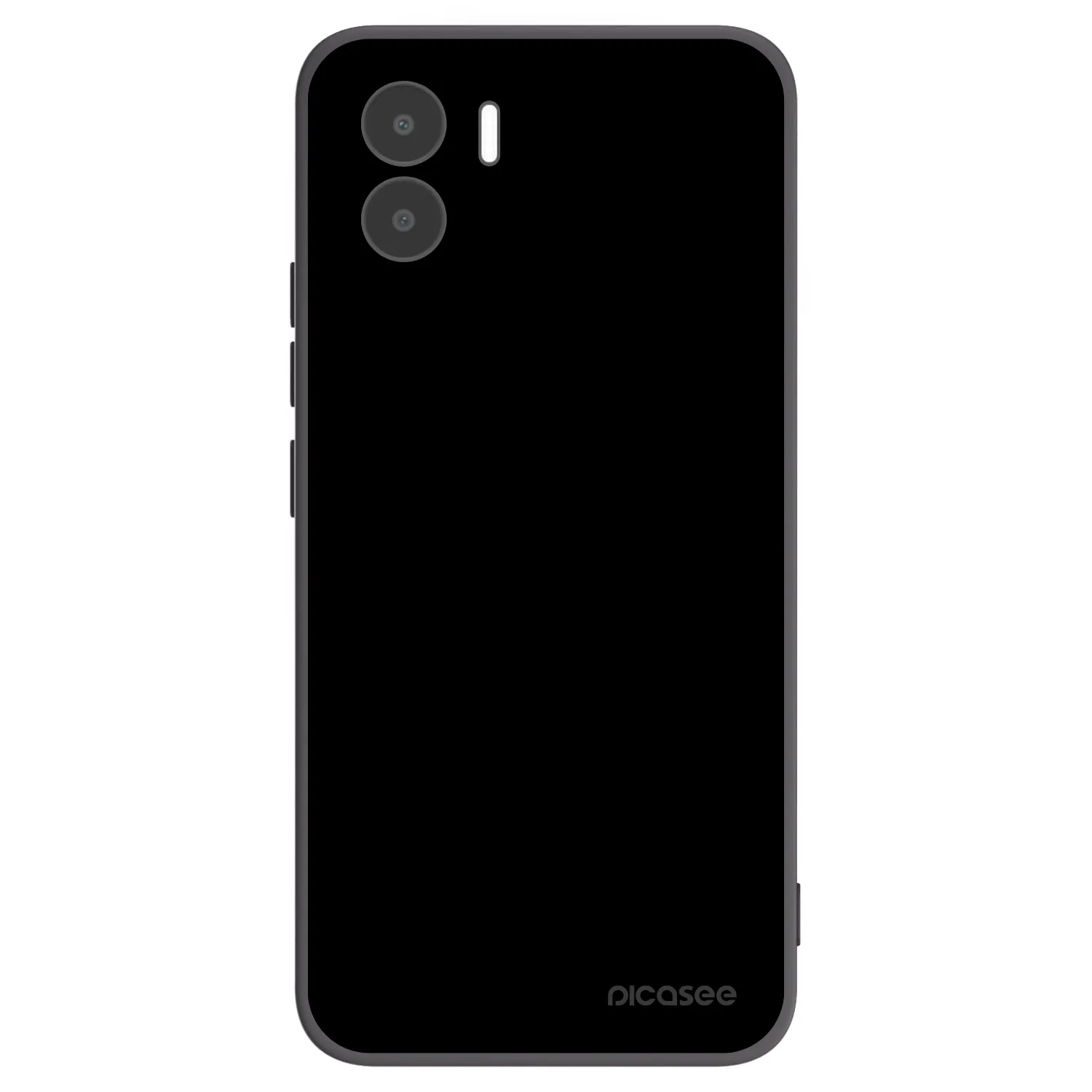 Picasee Xiaomi Redmi A1 Hülle - Schwarzes Silikon - Black Bliss