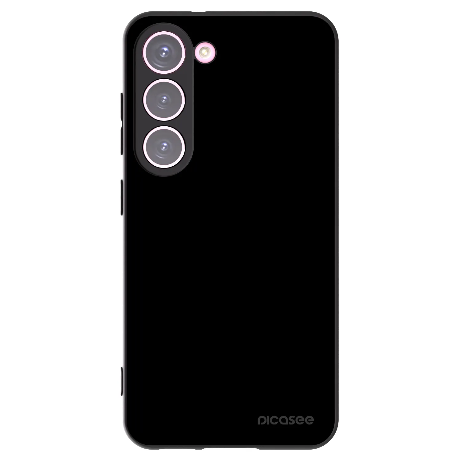 Picasee Samsung Galaxy S23 5G Hülle - Schwarzes Silikon - Black Bliss