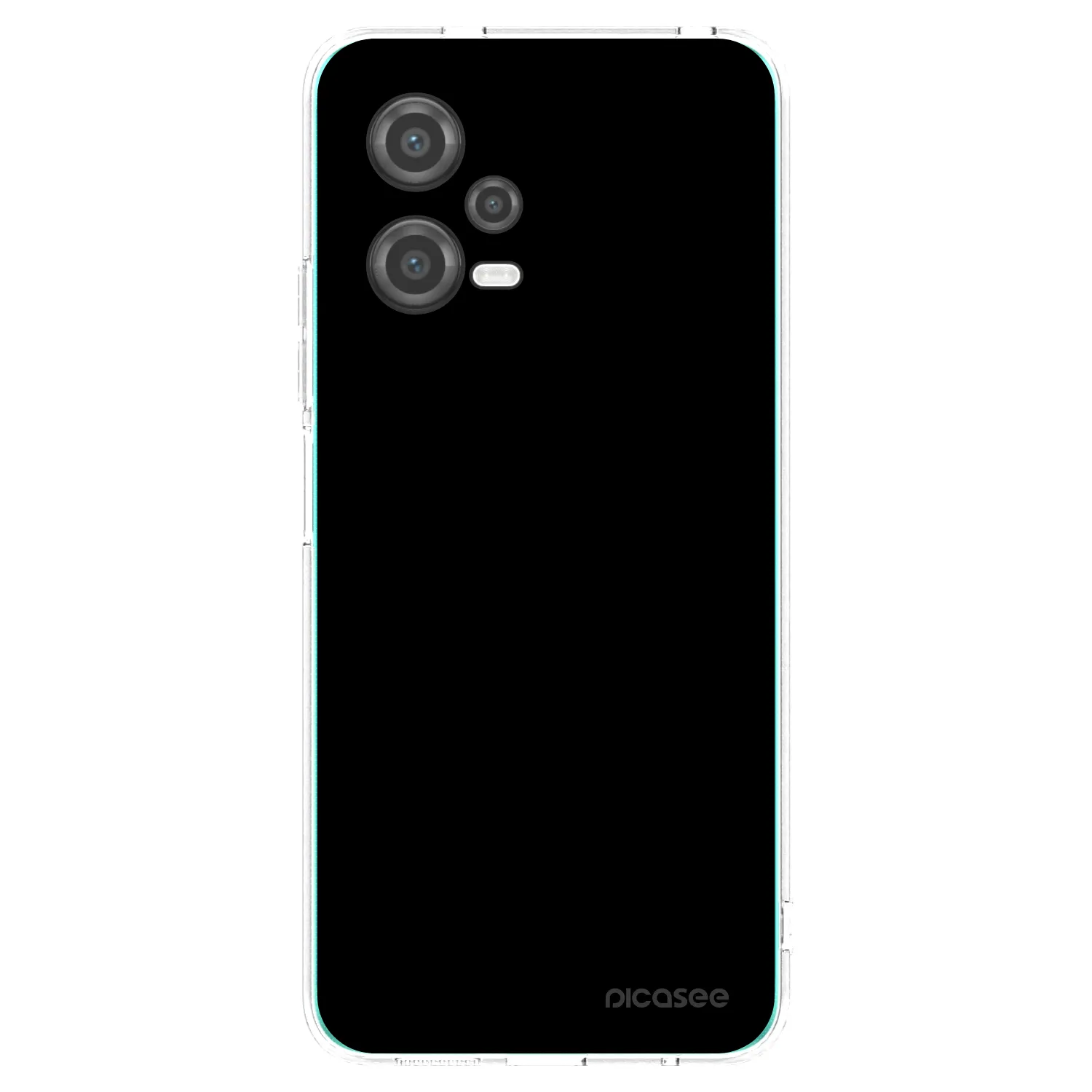 Picasee Xiaomi Poco X5 Hülle - Transparentes Silikon - Black Bliss