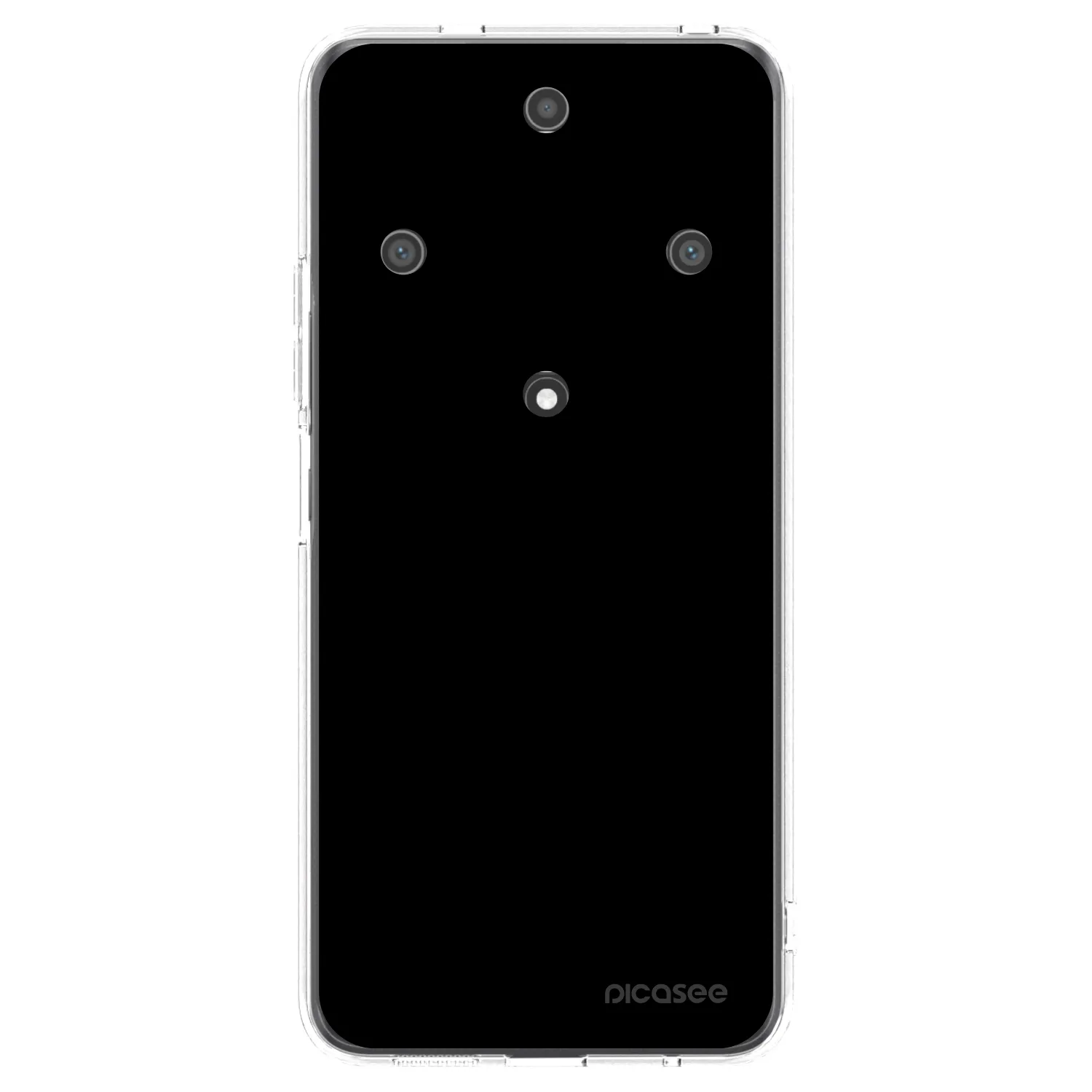 Picasee Honor Magic5 Lite 5G Hülle - Transparentes Silikon - Black Bliss