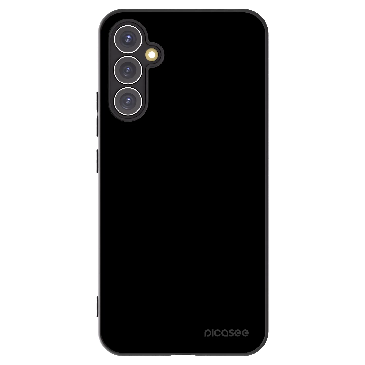 Picasee Samsung Galaxy A34 5G A346B Hülle - Schwarzes Silikon - Black Bliss