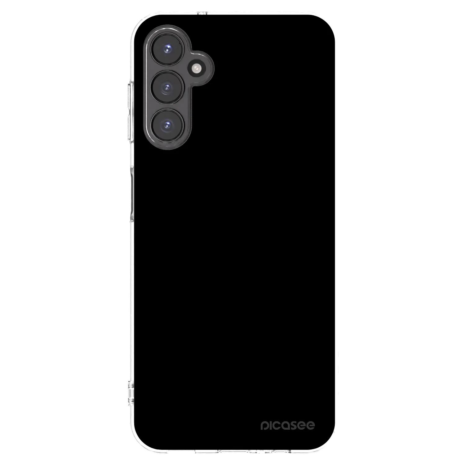 Picasee Samsung Galaxy A14 5G A146P Hülle - Transparentes Silikon - Black Bliss