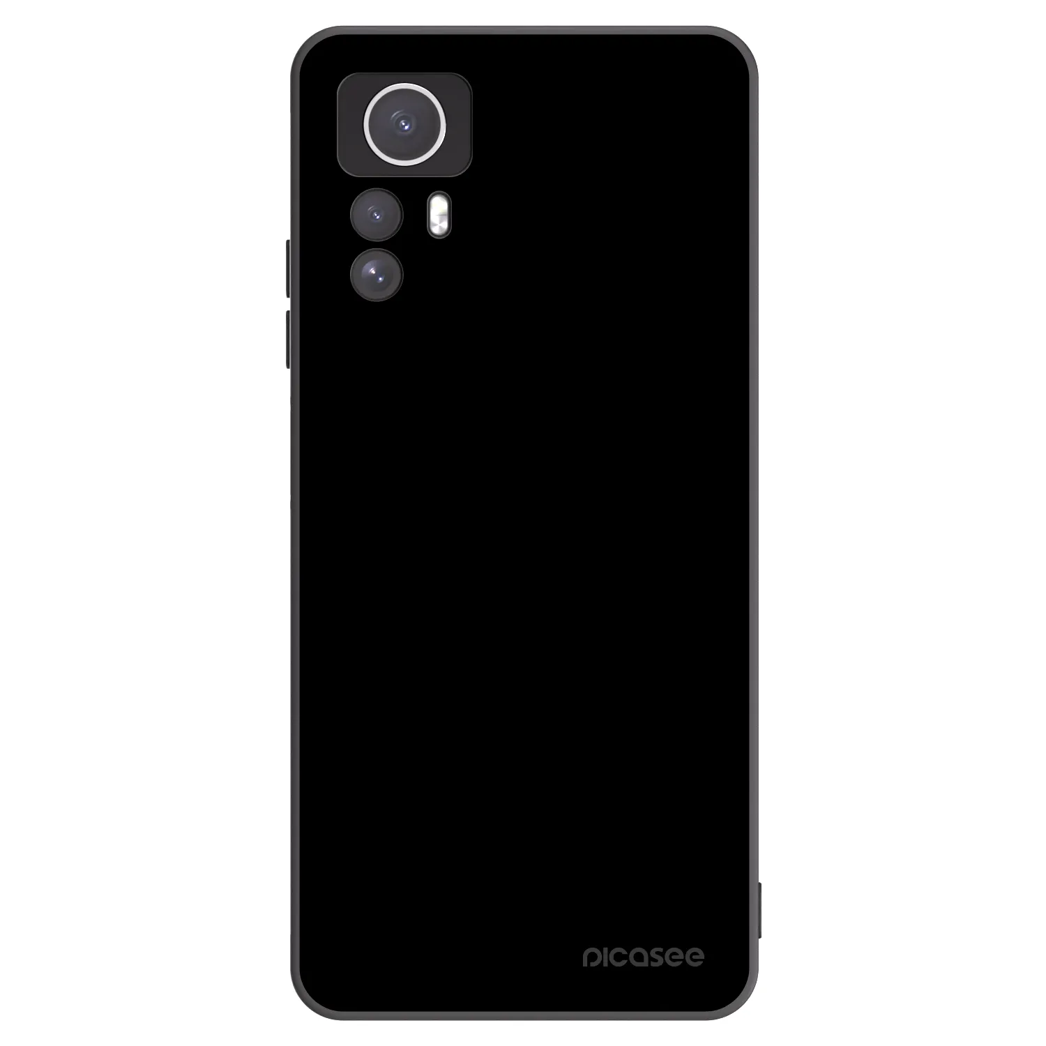 Picasee Xiaomi Redmi Note 12S Hülle - Schwarzes Silikon - Black Bliss