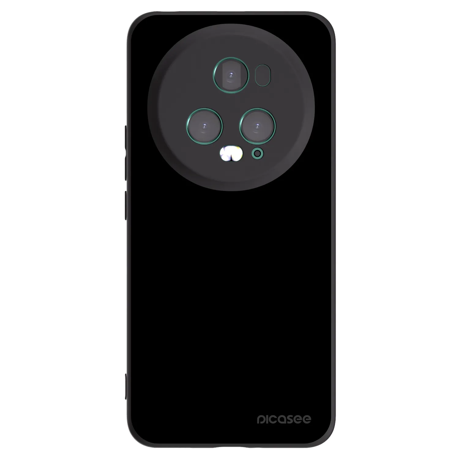 Picasee Honor Magic5 Pro Hülle - Schwarzes Silikon - Black Bliss