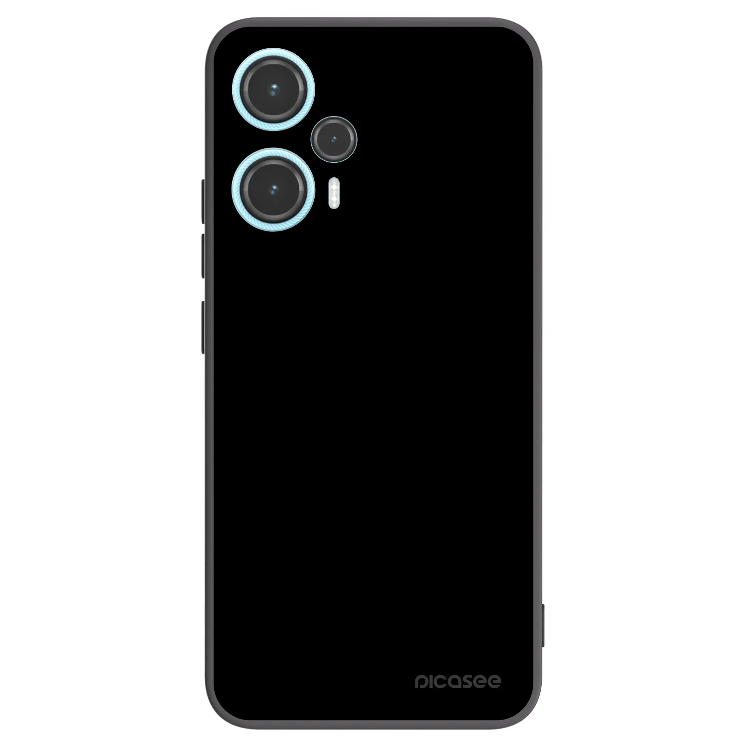 Picasee Xiaomi Poco F5 Hülle - Schwarzes Silikon - Black Bliss