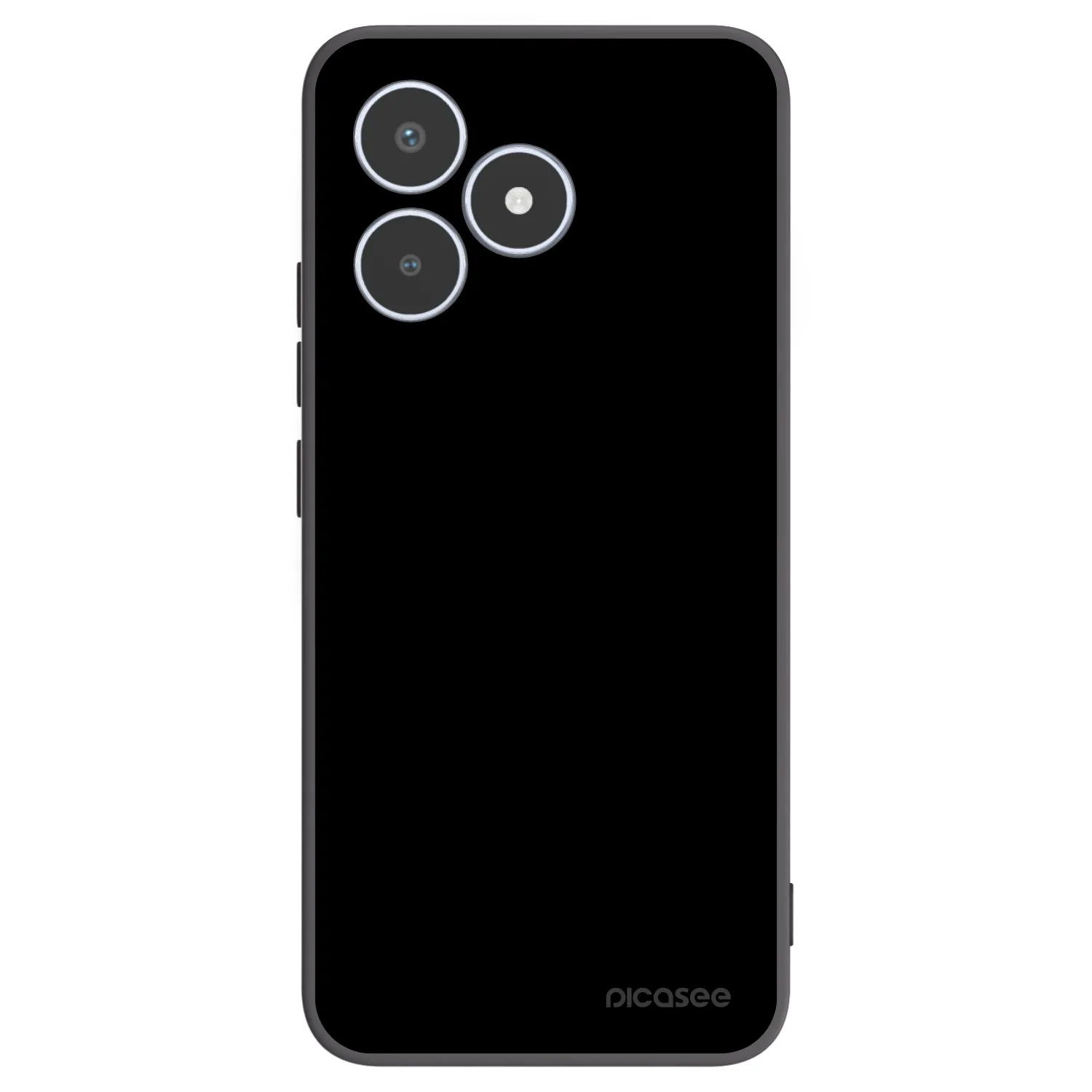 Picasee Realme C53 Hülle - Schwarzes Silikon - Black Bliss