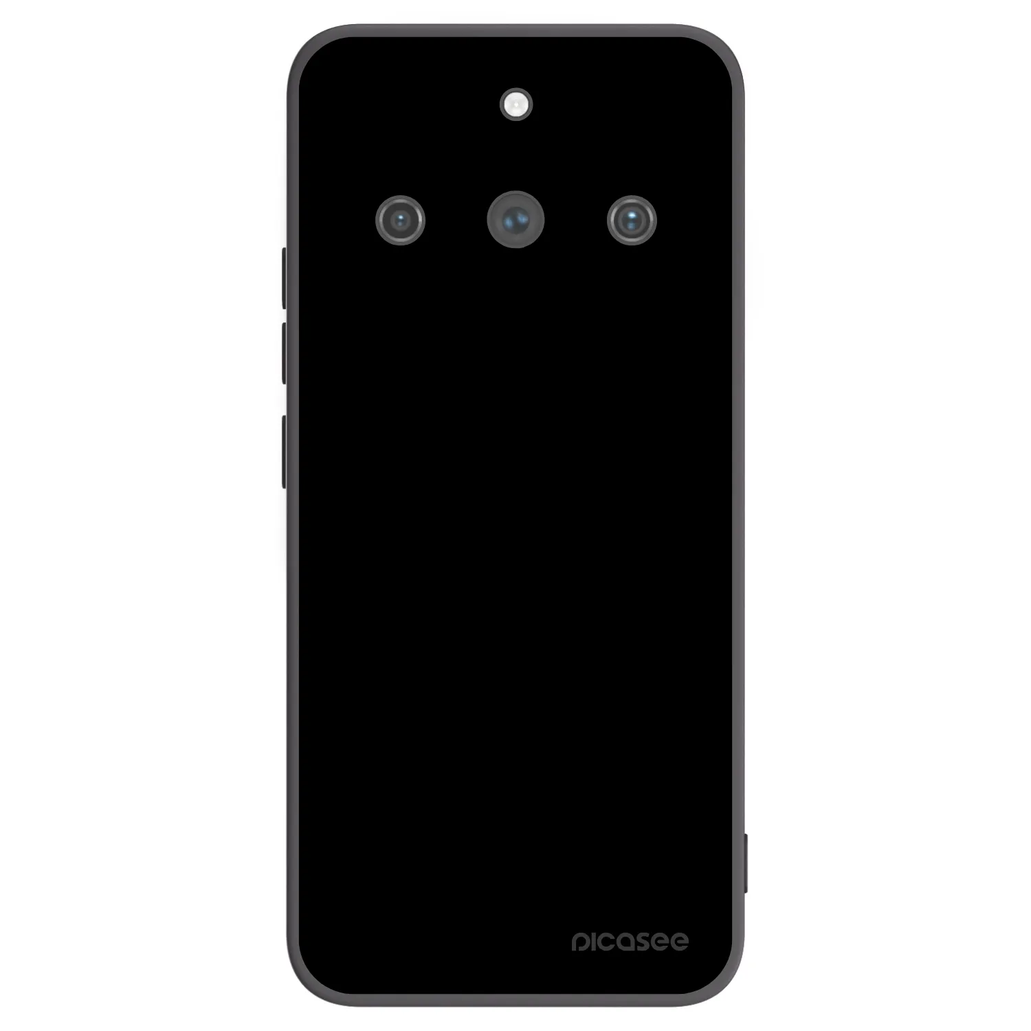 Picasee Realme 11 Pro+ Hülle - Schwarzes Silikon - Black Bliss