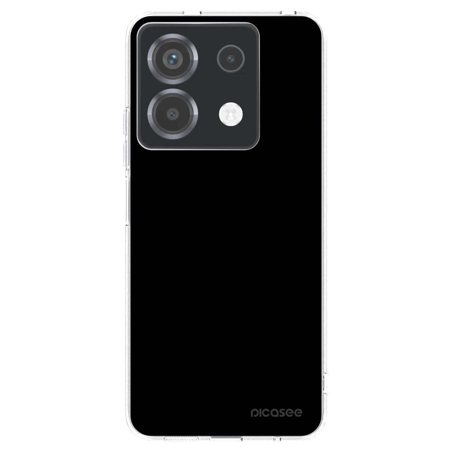 Picasee Xiaomi Poco X6 Hülle - Transparentes Silikon - Black Bliss