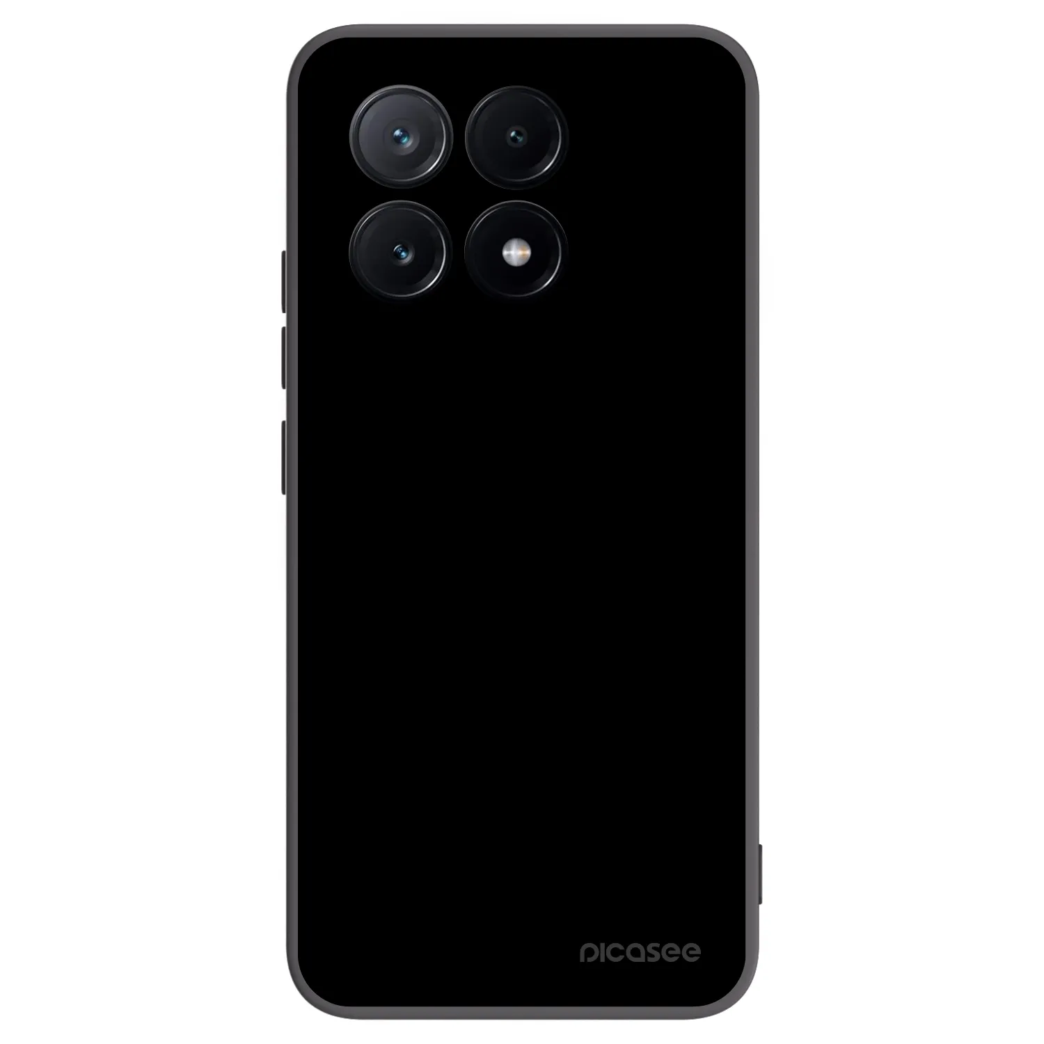 Picasee Xiaomi Poco X6 Pro Hülle - Schwarzes Silikon - Black Bliss