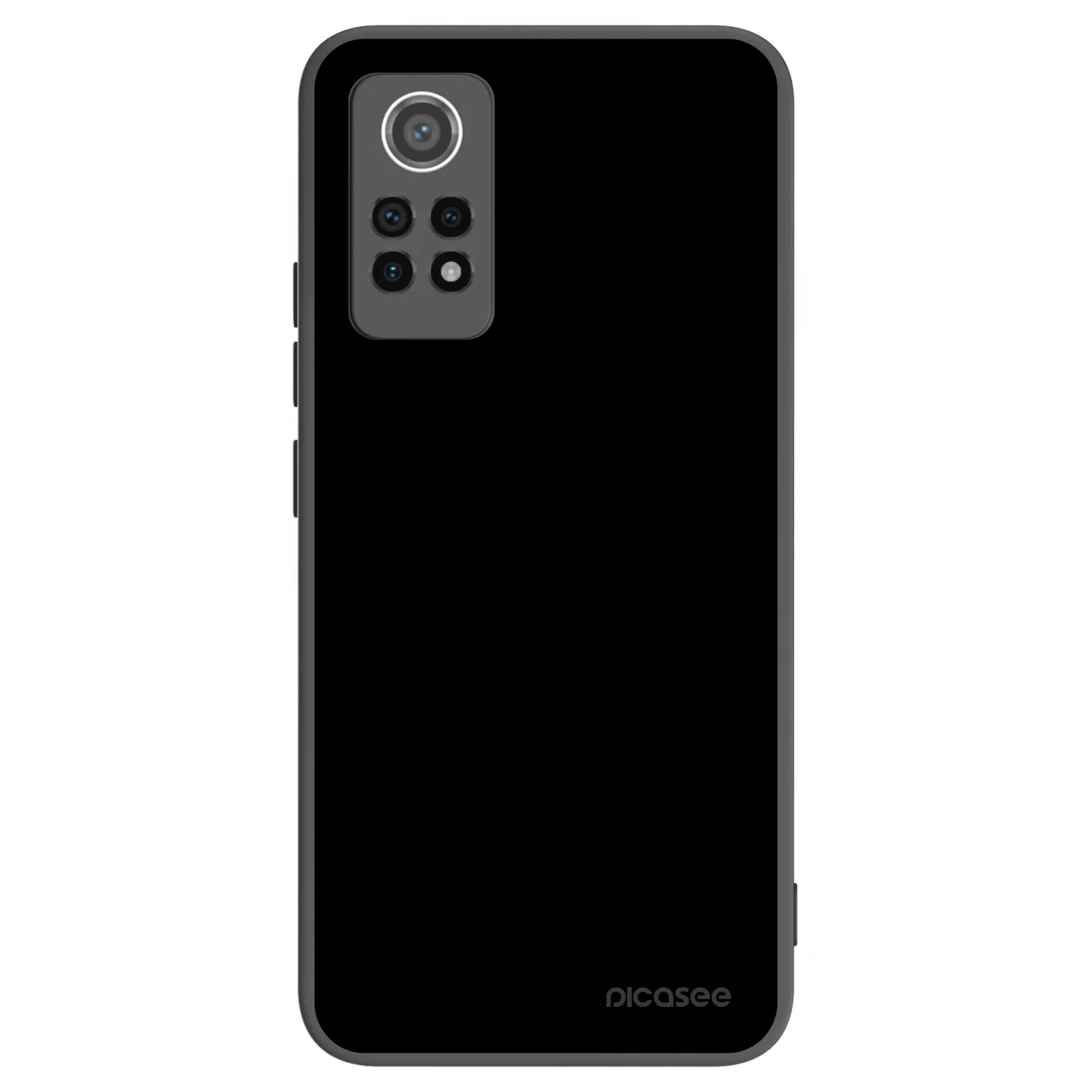 Picasee Xiaomi Redmi Note 12 Pro 4G Hülle - Schwarzes Silikon - Black Bliss