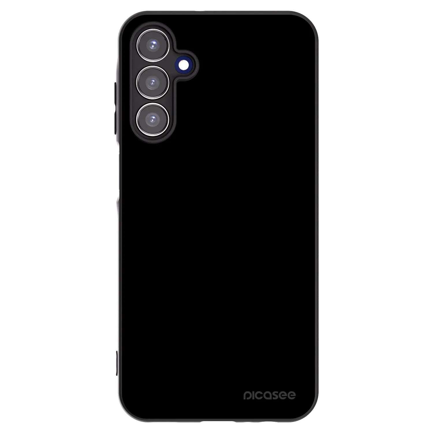Picasee Samsung Galaxy A15 A156B 5G Hülle - Schwarzes Silikon - Black Bliss