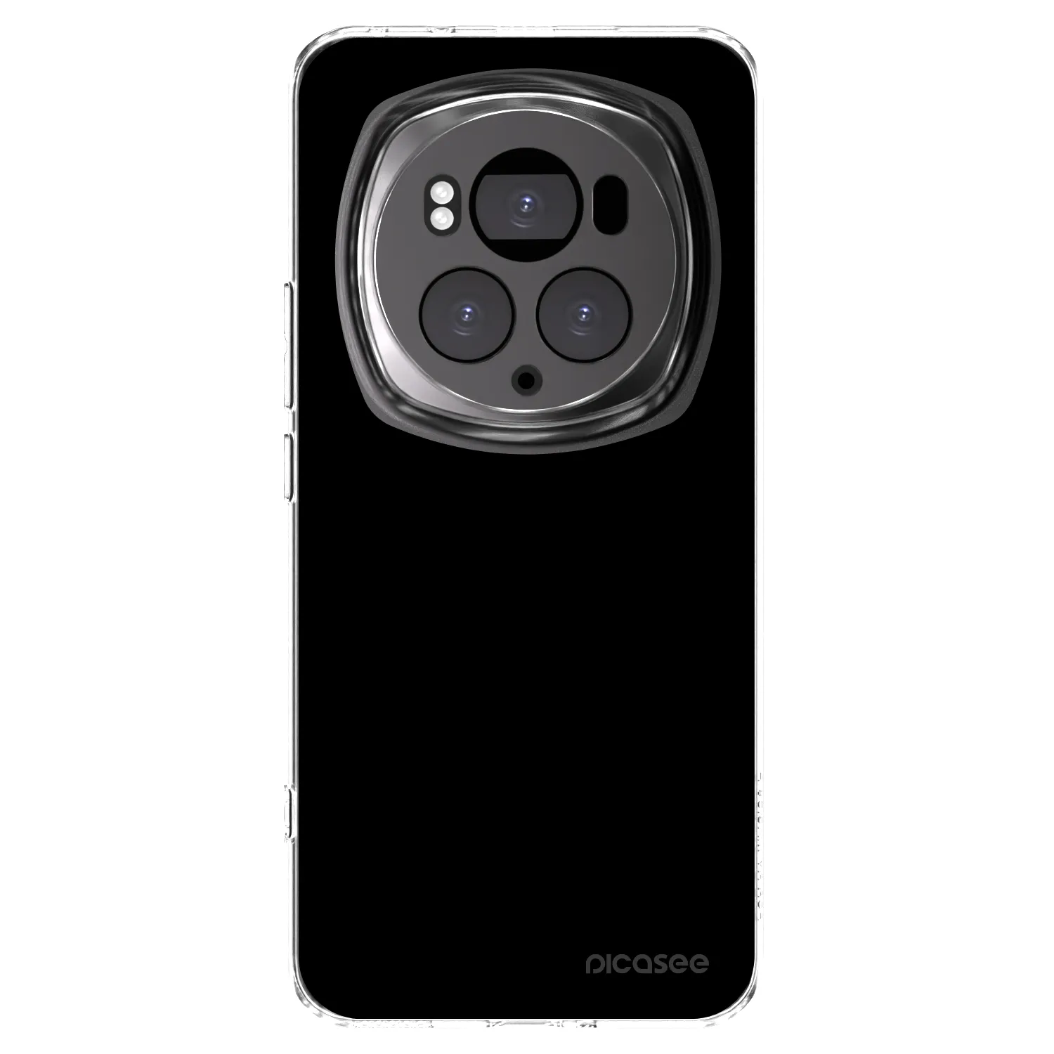 Picasee Honor Magic6 Pro Hülle - Transparentes Silikon - Black Bliss