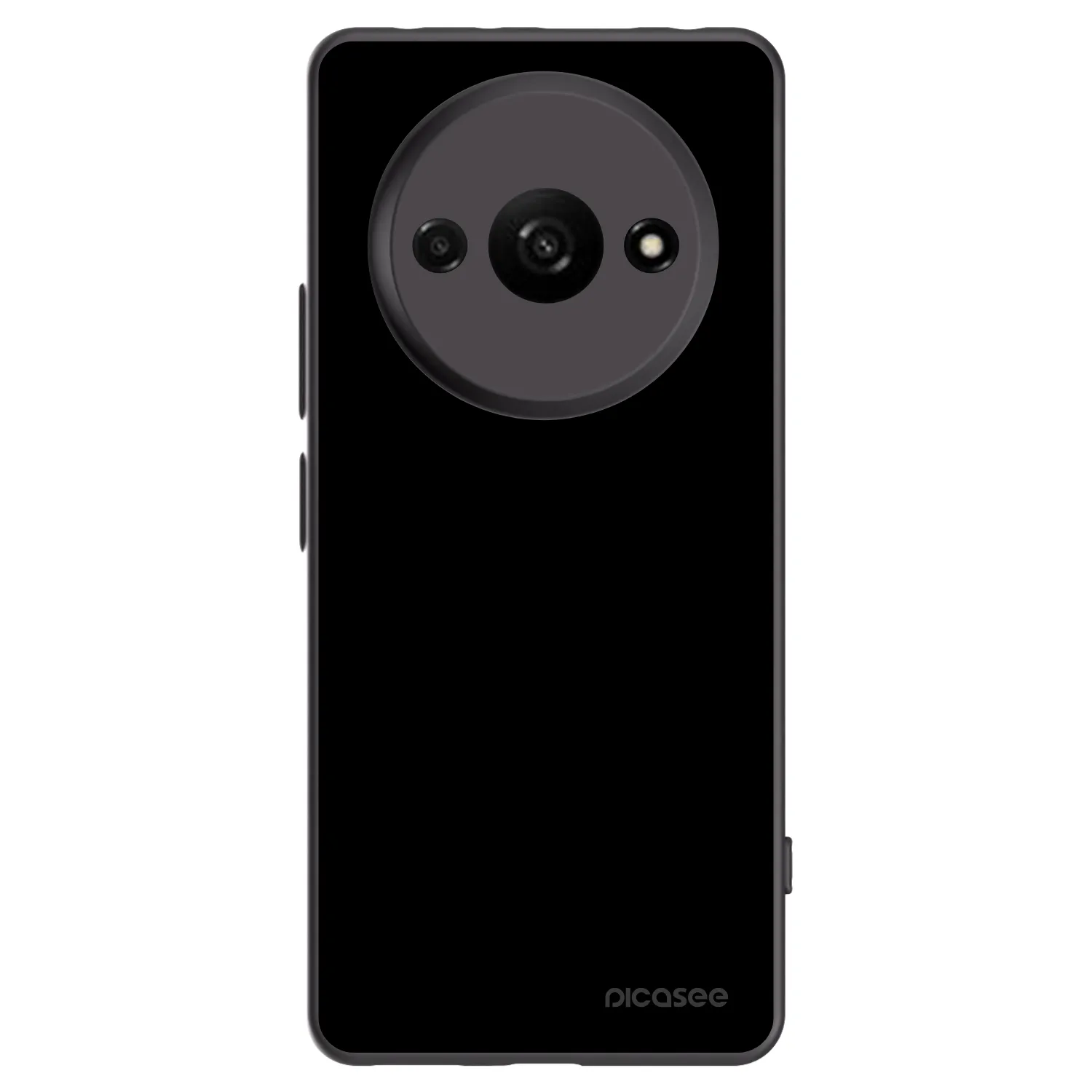 Picasee Xiaomi Redmi A3 Hülle - Schwarzes Silikon - Black Bliss