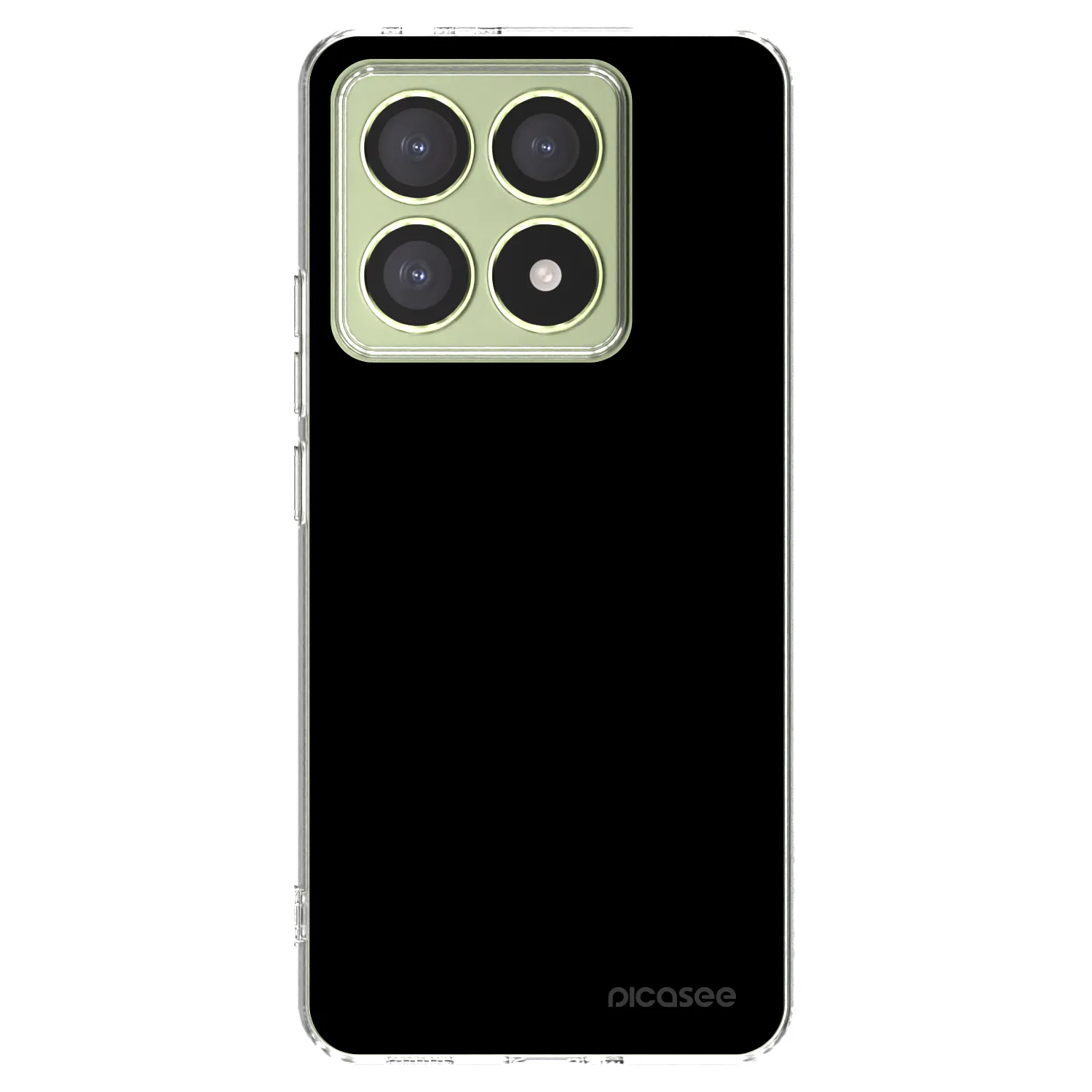 Picasee Xiaomi 14T Hülle - Transparentes Silikon - Black Bliss