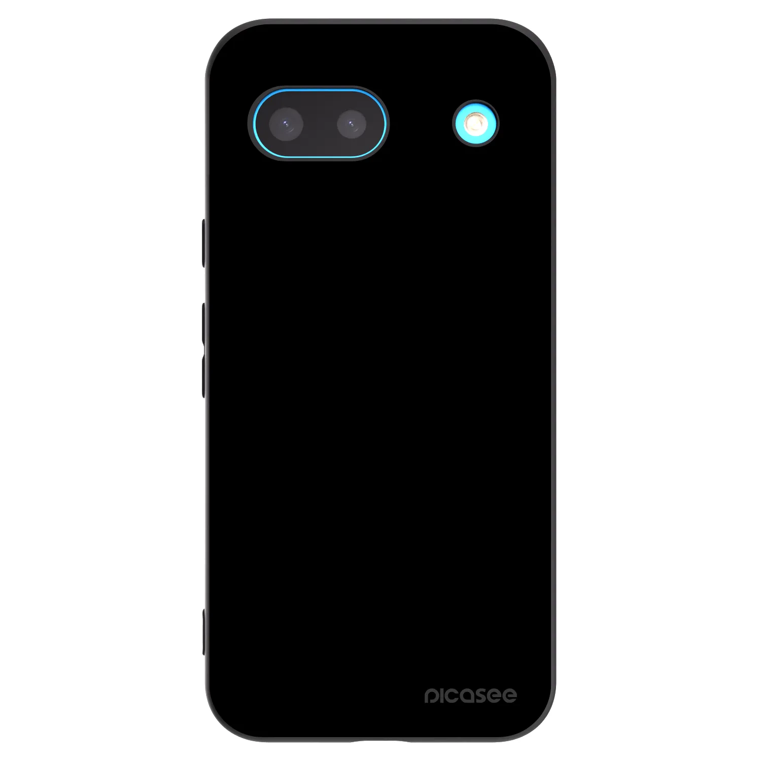 Picasee Google Pixel 8a Hülle - Schwarzes Silikon - Black Bliss