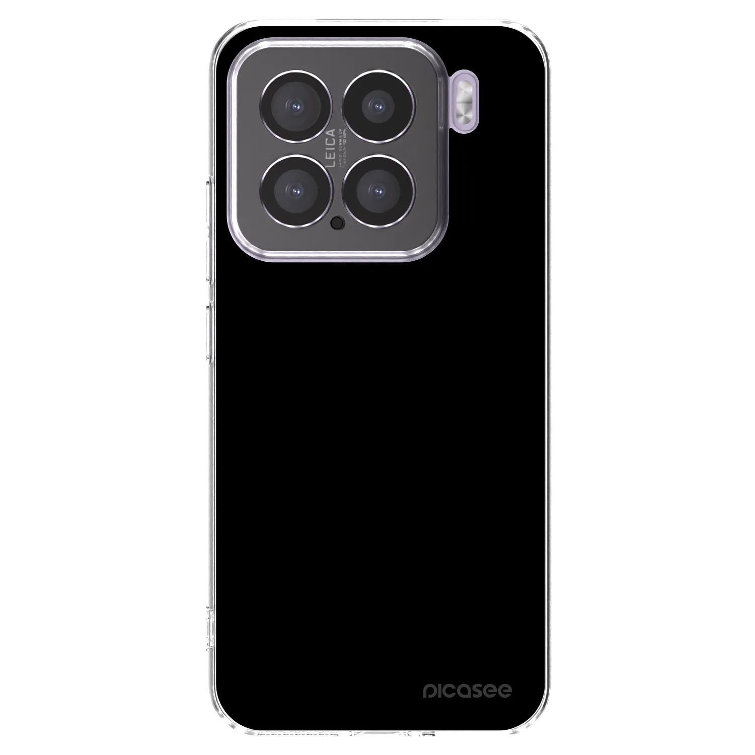Picasee Xiaomi 15 Hülle - Transparentes Silikon - Black Bliss