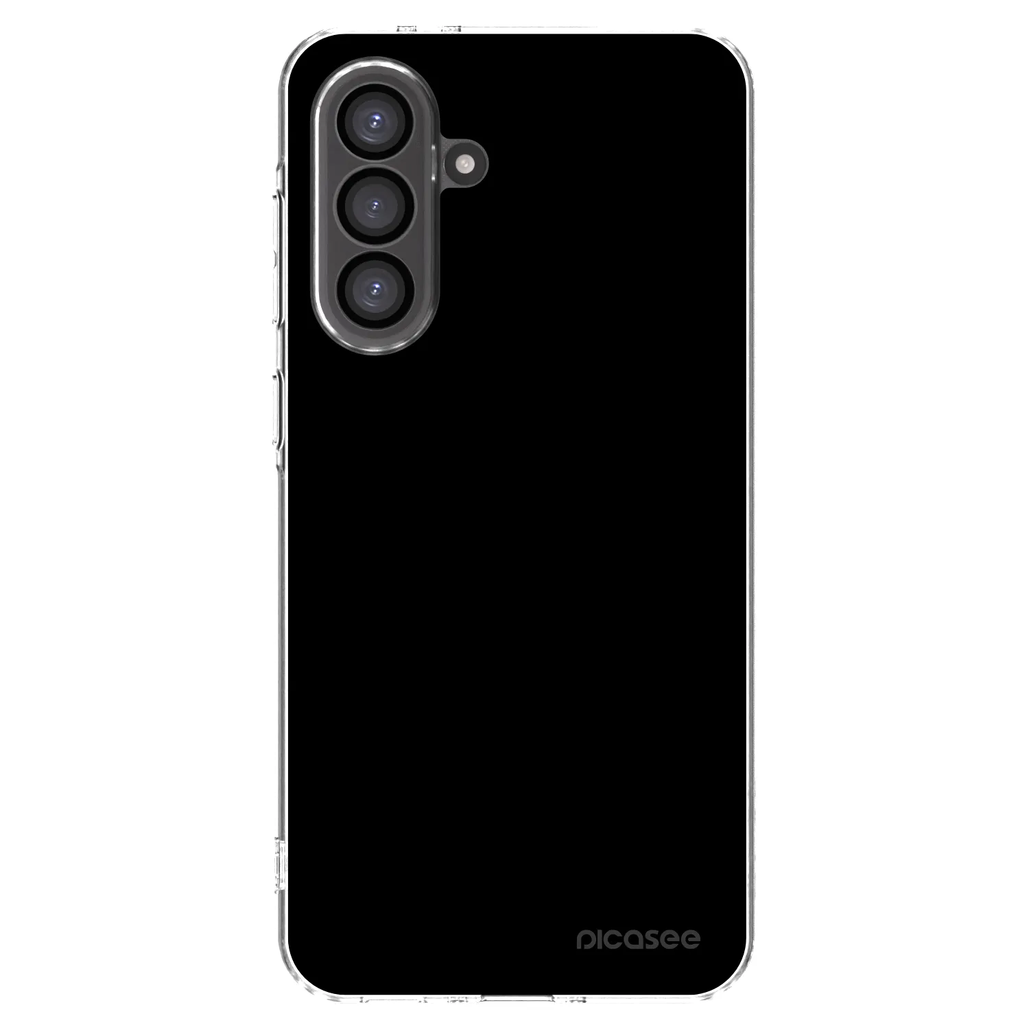 Picasee Samsung Galaxy A56 5G A566B Hülle - Transparentes Silikon - Black Bliss