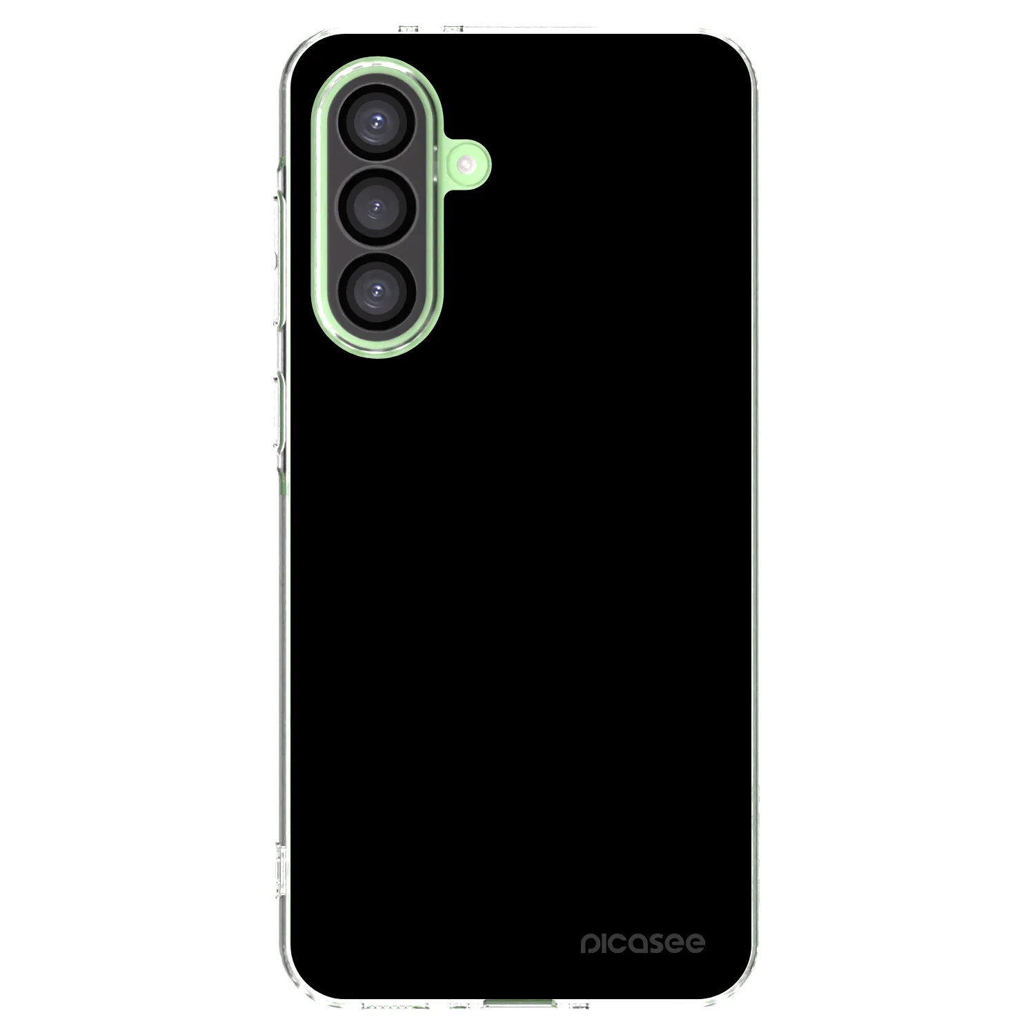 Picasee Samsung Galaxy A26 5G A266B Hülle - Transparentes Silikon - Black Bliss