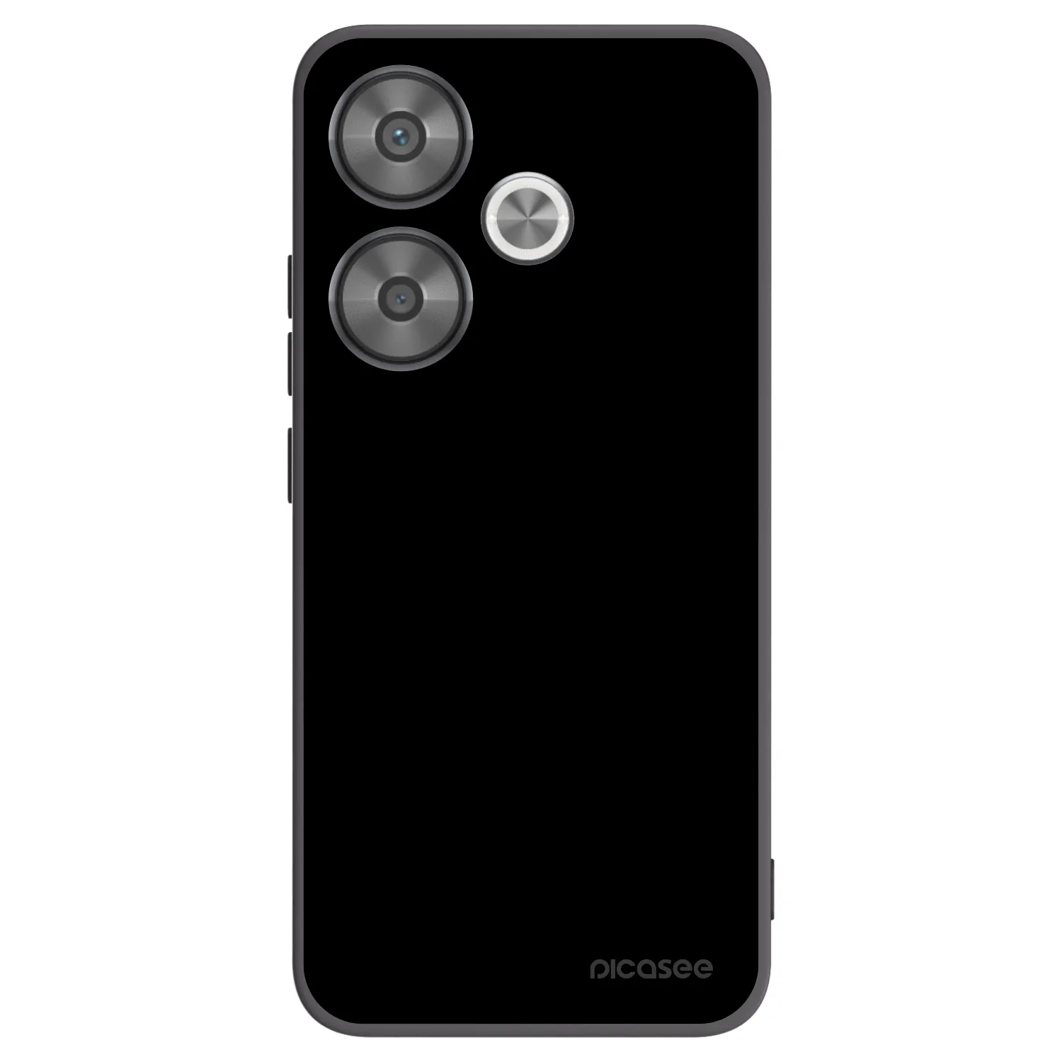 Picasee Xiaomi Poco F6 Hülle - Schwarzes Silikon - Black Bliss
