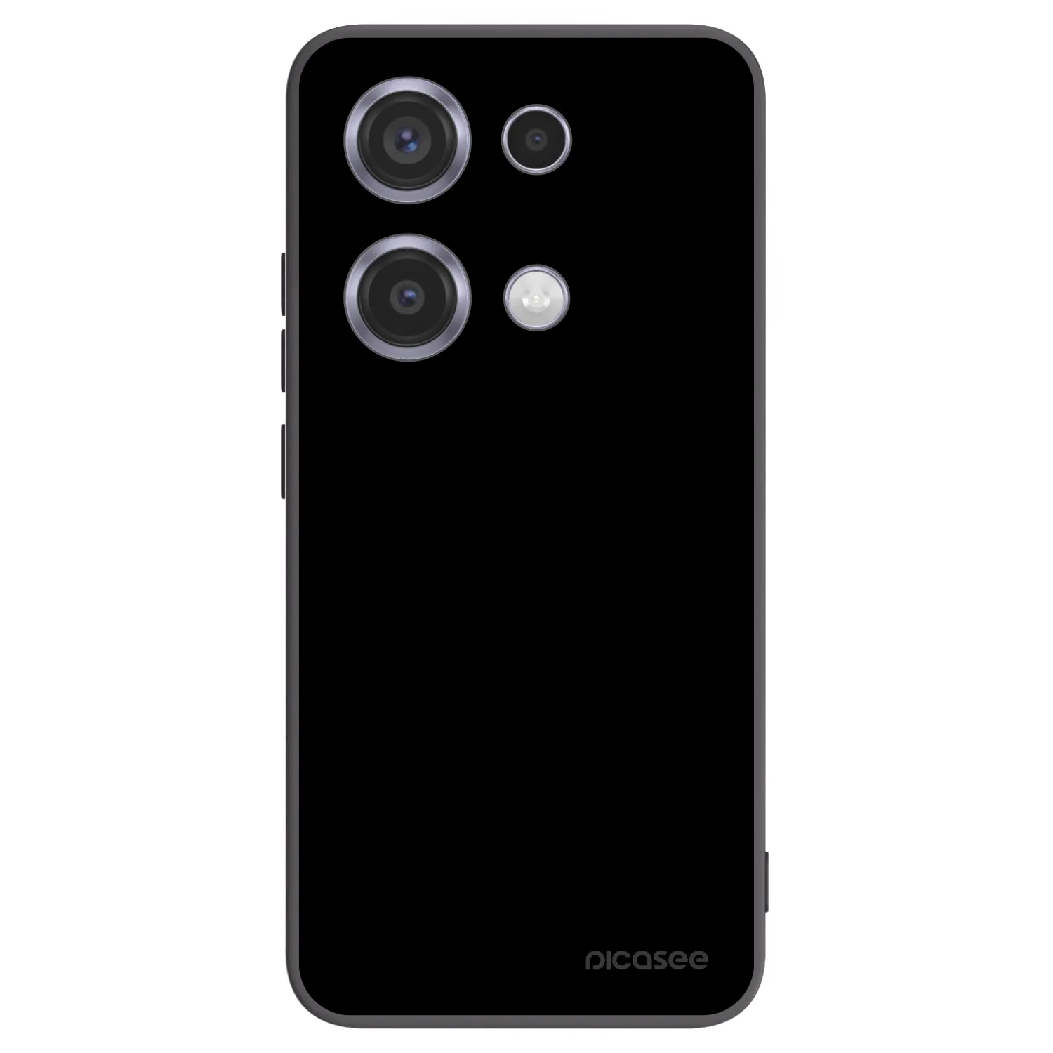 Picasee Xiaomi Redmi Note 14S Hülle - Schwarzes Silikon - Black Bliss