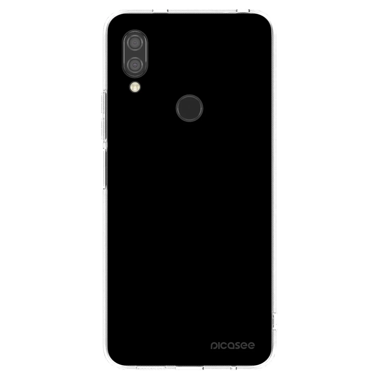 Picasee Xiaomi Redmi 7 Hülle - Transparentes Silikon - Black Bliss