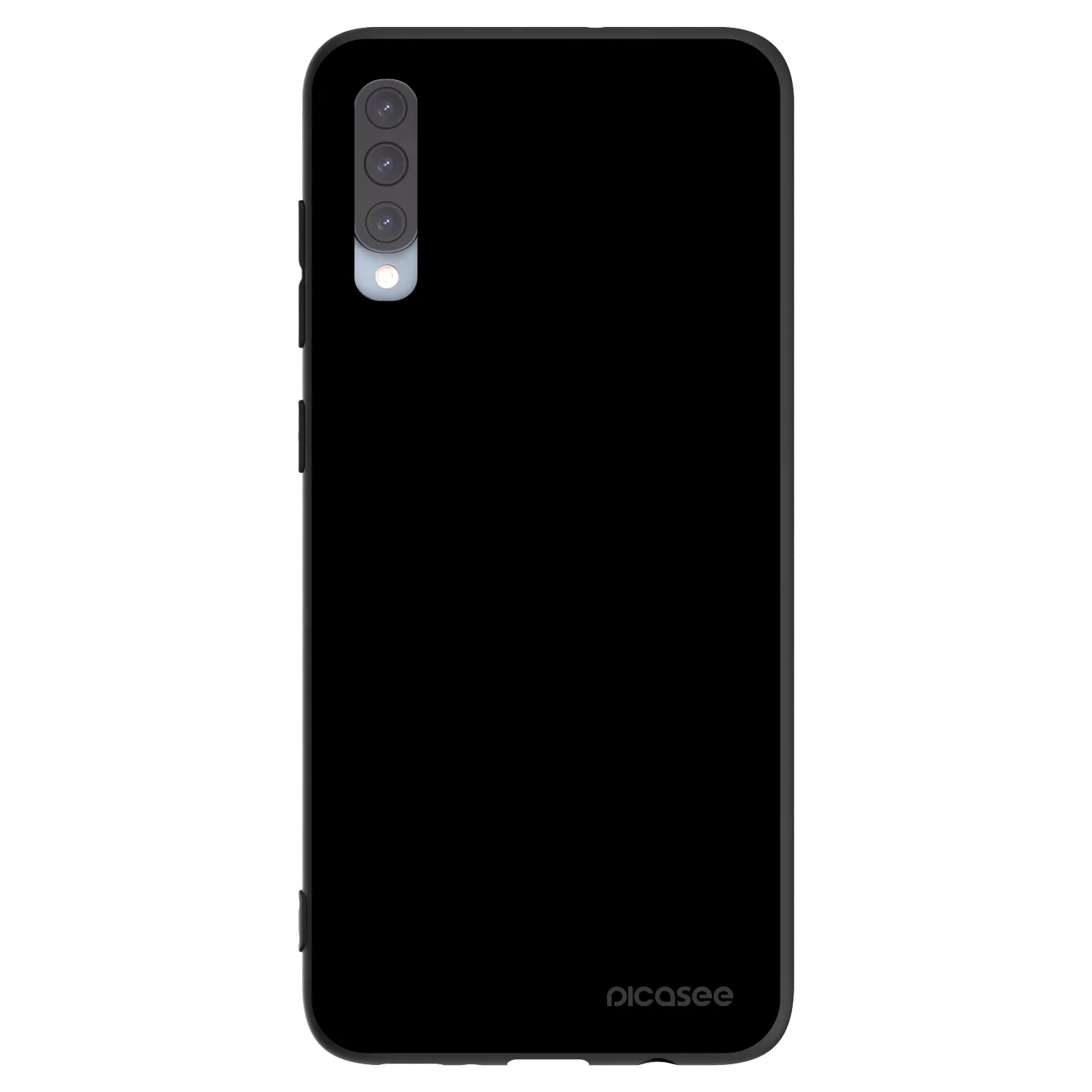 Picasee Samsung Galaxy A70 A705F Hülle - Schwarzes Silikon - Black Bliss