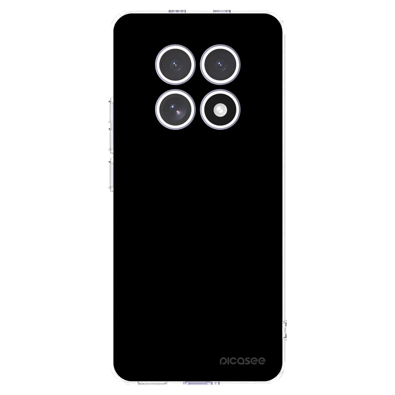 Picasee Xiaomi Redmi Note 15 Hülle - Transparentes Silikon - Black Bliss