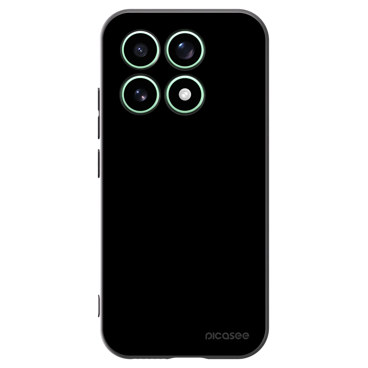 Picasee Xiaomi 17 Hülle - Schwarzes Silikon - Black Bliss