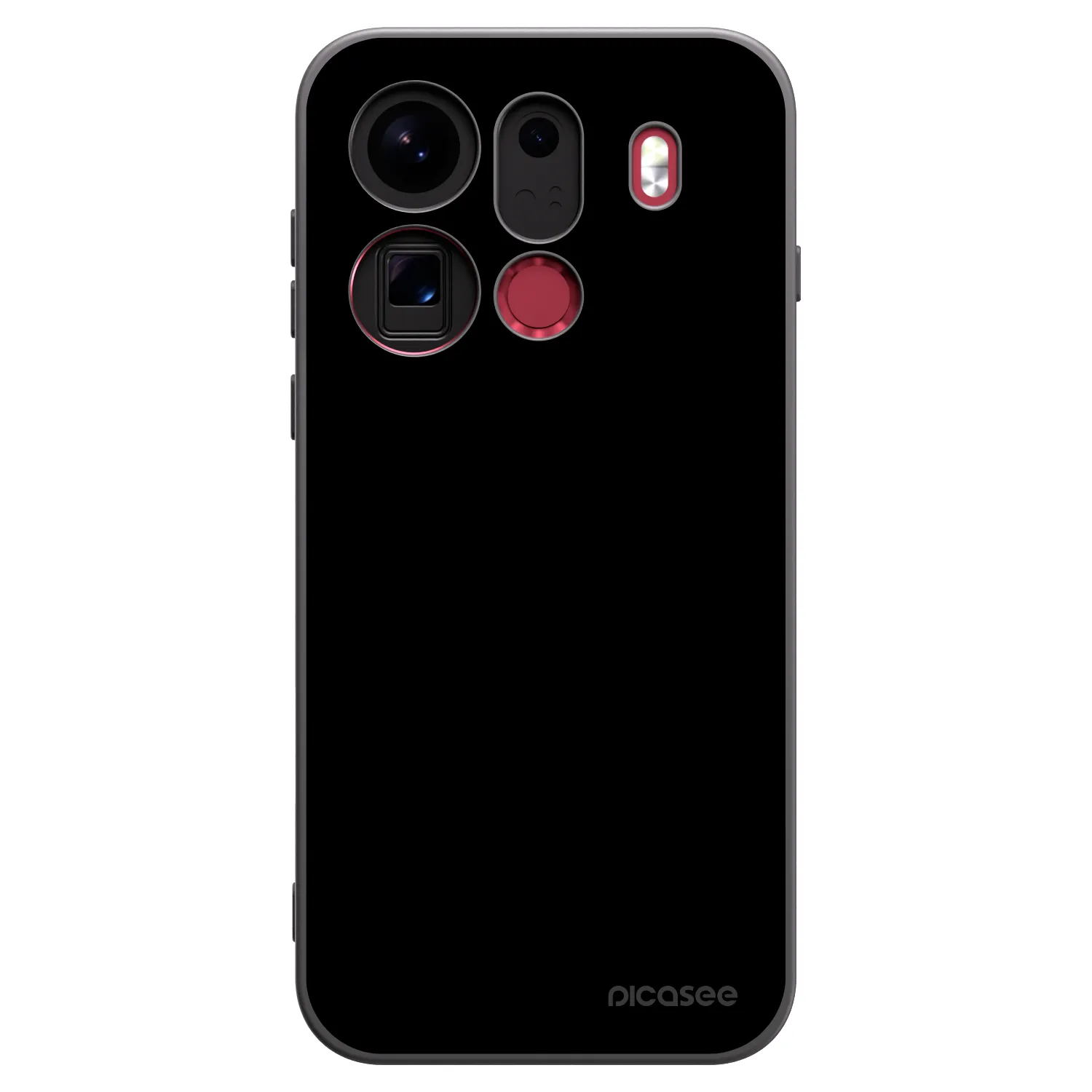 Picasee OPPO Find X9 Pro Hülle - Schwarzes Silikon - Black Bliss