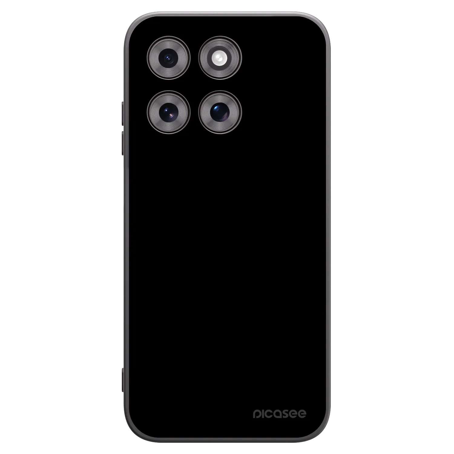Picasee Motorola Moto G77 Hülle - Schwarzes Silikon - Black Bliss