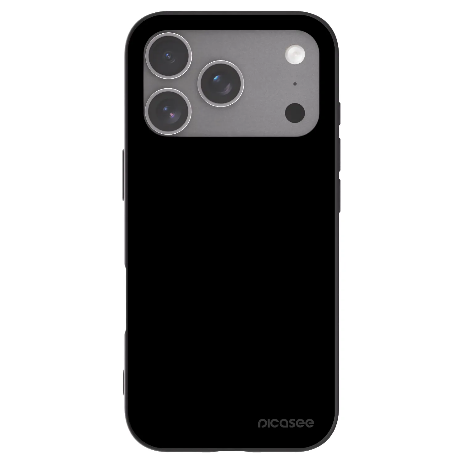 Picasee Apple iPhone 18 Pro Hülle - Schwarzes Silikon - Black Bliss