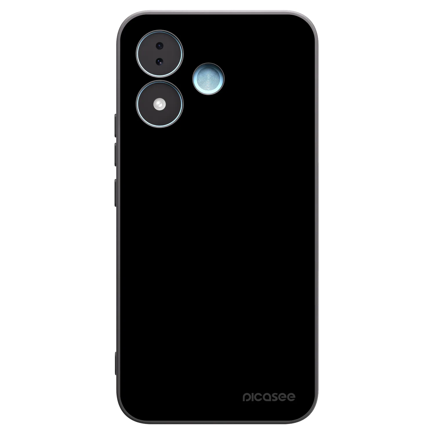Picasee Xiaomi Redmi Note 17 5G Hülle - Schwarzes Silikon - Black Bliss