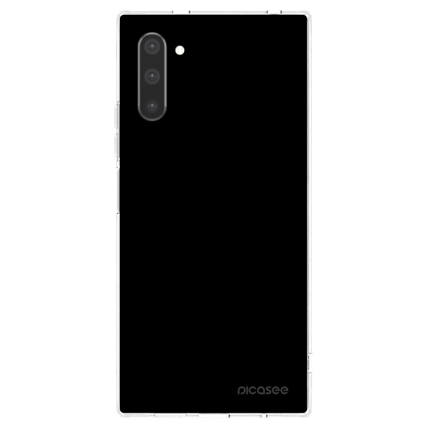 Picasee Samsung Galaxy Note 10 N970F Hülle - Transparentes Silikon - Black Bliss