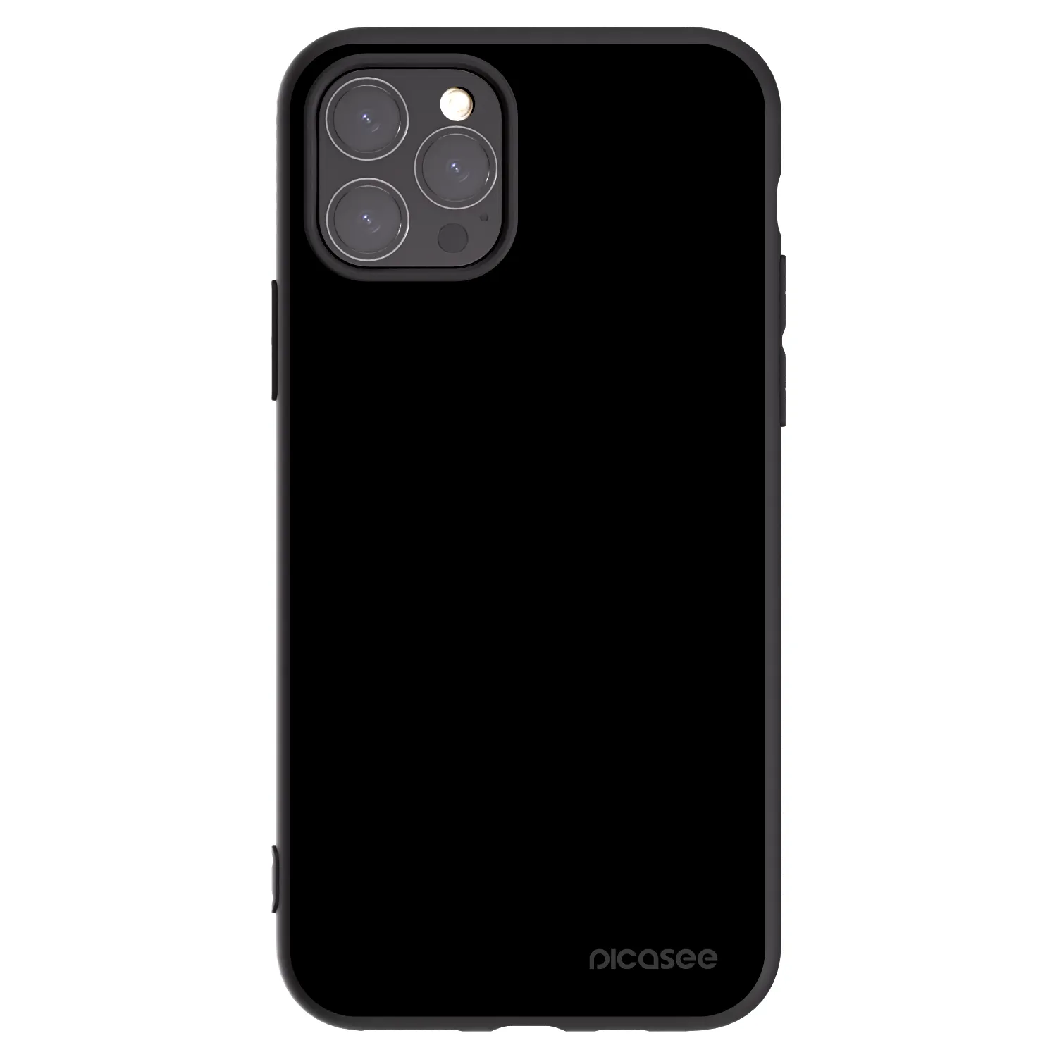 Picasee Apple iPhone 11 Pro Hülle - Schwarzes Silikon - Black Bliss
