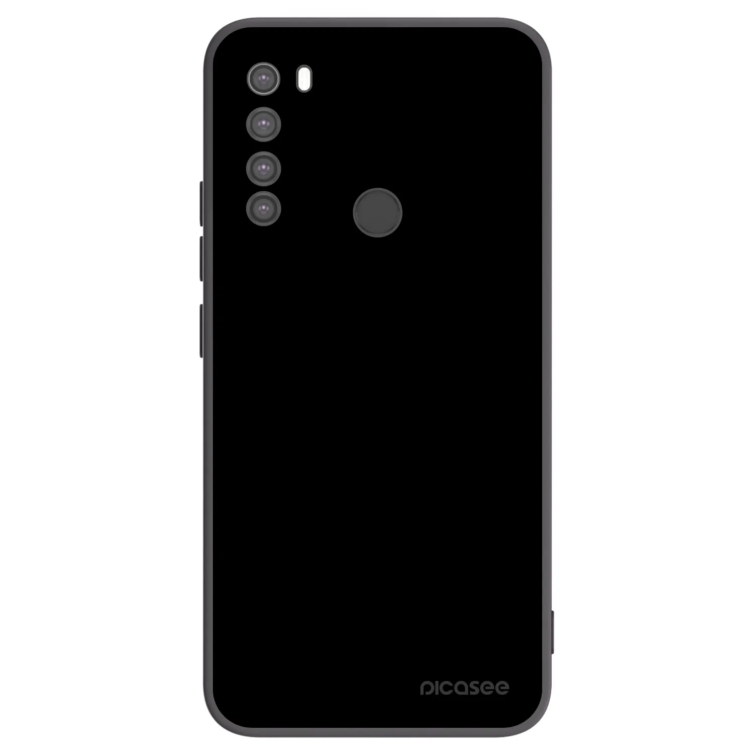 Picasee Xiaomi Redmi Note 8 Hülle - Schwarzes Silikon - Black Bliss
