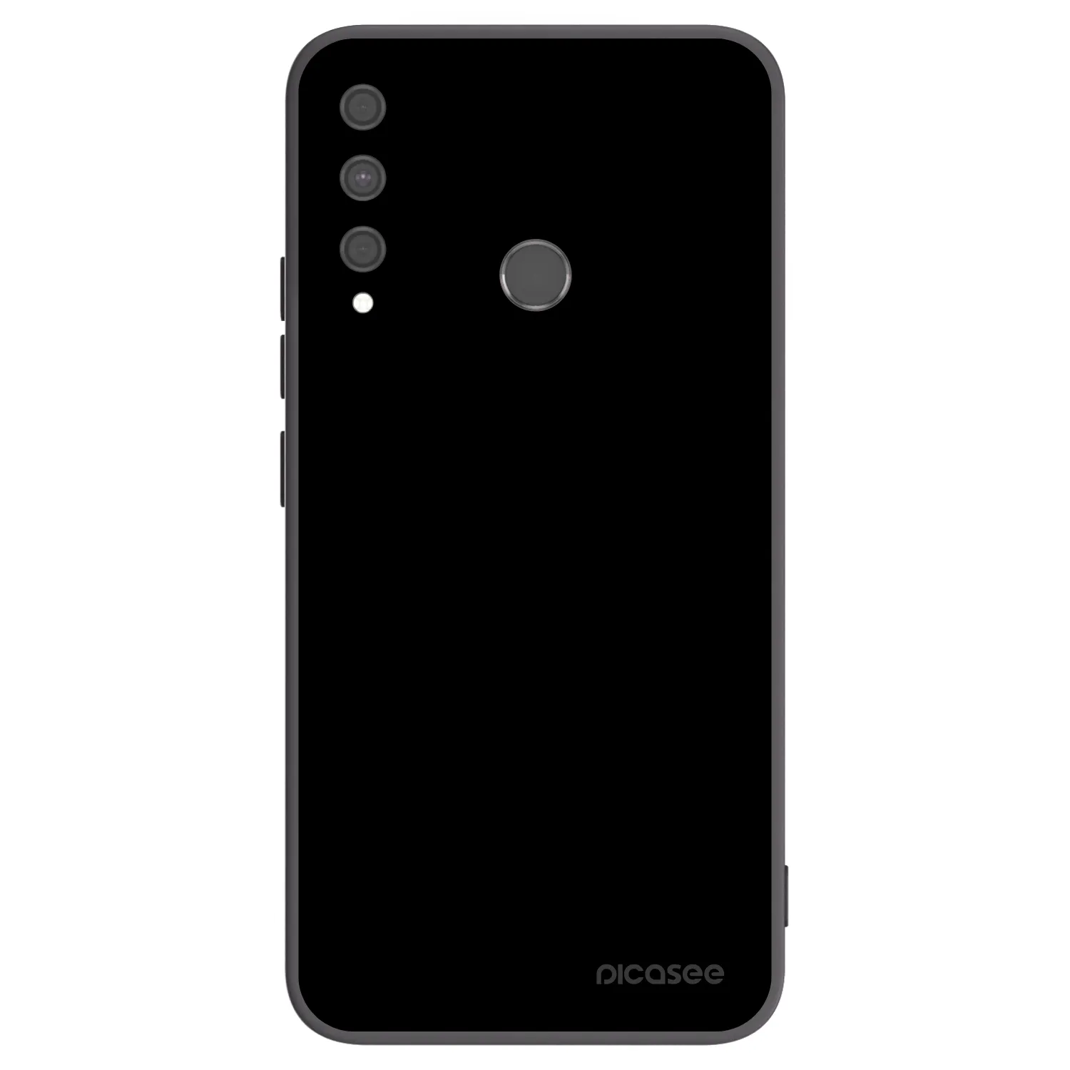 Picasee Huawei P40 Lite E Hülle - Schwarzes Silikon - Black Bliss
