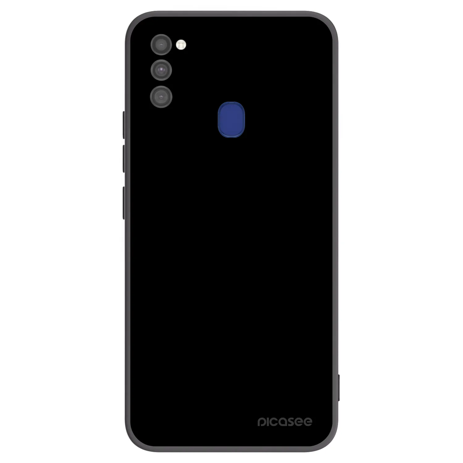 Picasee Samsung Galaxy M21 M215F Hülle - Schwarzes Silikon - Black Bliss