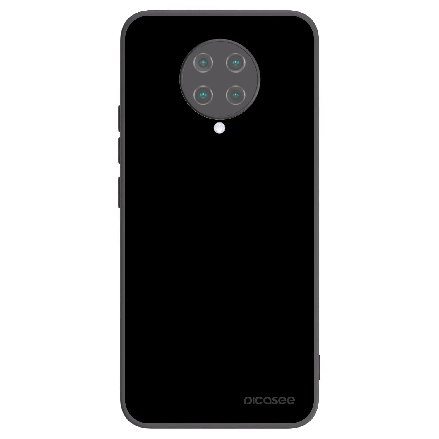 Picasee Xiaomi Poco F2 Pro Hülle - Schwarzes Silikon - Black Bliss