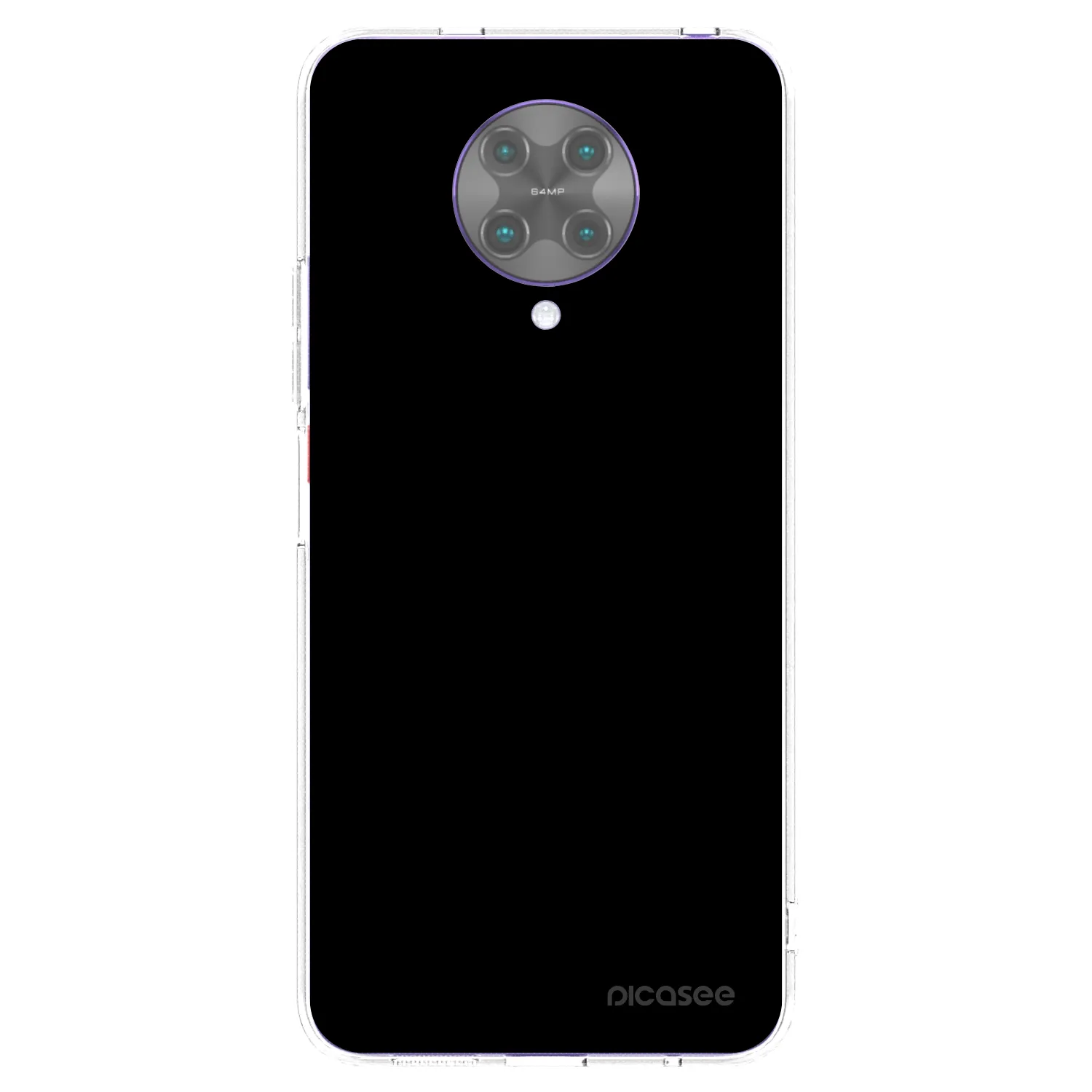 Picasee Xiaomi Poco F2 Pro Hülle - Transparentes Silikon - Black Bliss