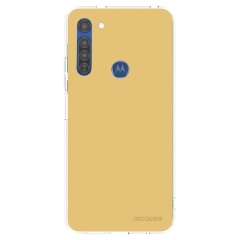 Hülle für Motorola Moto G8 - Canary Crystal