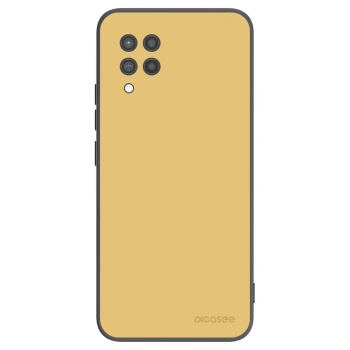 Picasee Samsung Galaxy A42 A426B Hülle - Schwarzes Silikon - Canary Crystal