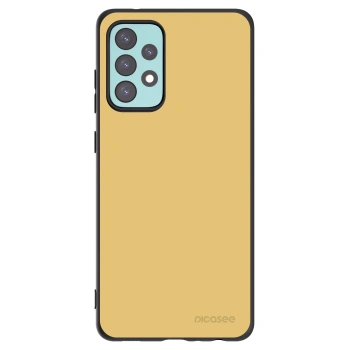 Picasee Samsung Galaxy A72 A725F Hülle - Schwarzes Silikon - Canary Crystal