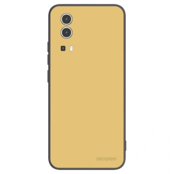 Picasee Vivo Y72 5G Hülle - Schwarzes Silikon - Canary Crystal