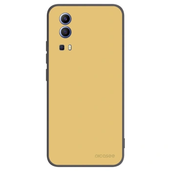 Picasee Vivo Y52 5G Hülle - Schwarzes Silikon - Canary Crystal