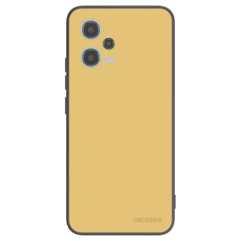 Picasee Xiaomi Redmi Note 12 5G Hülle - Schwarzes Silikon - Canary Crystal