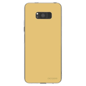 Picasee Samsung Galaxy S8 G950F Hülle - Transparentes Silikon - Canary Crystal