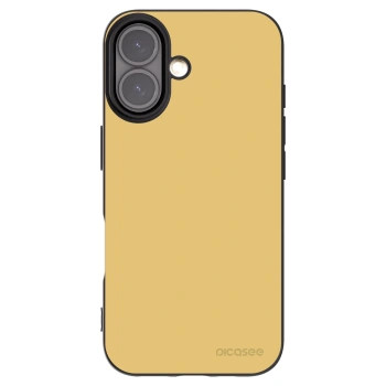 Picasee Apple iPhone 16 Hülle - Schwarzes Silikon - Canary Crystal